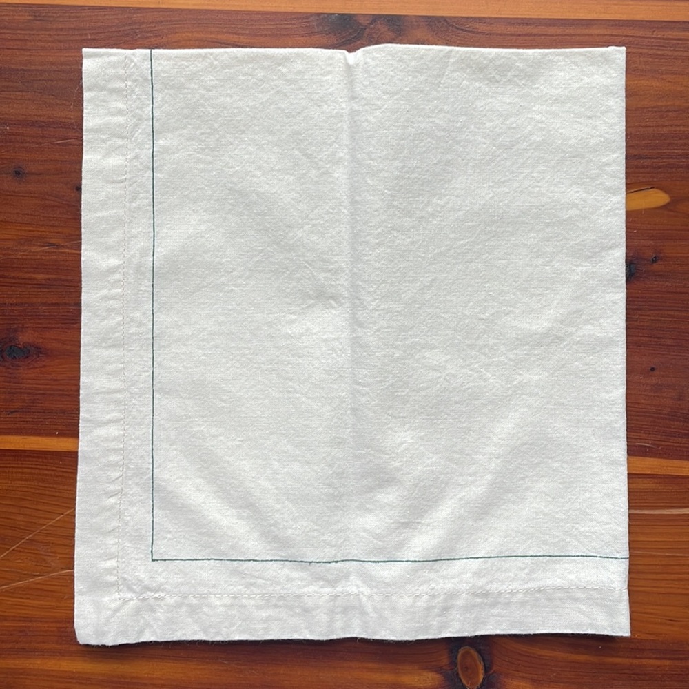 Lot of 4 botanical napkins 🌿 - Picture 5 of 5